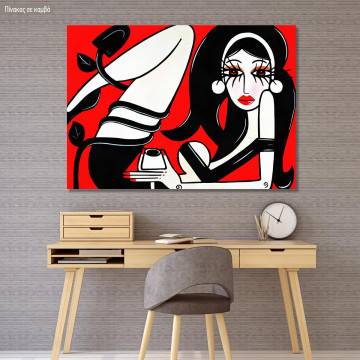 Πίνακας σε καμβά Cheers to me