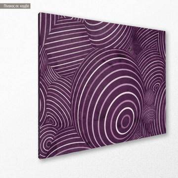 Canvas print Neon spheres monochrome 2