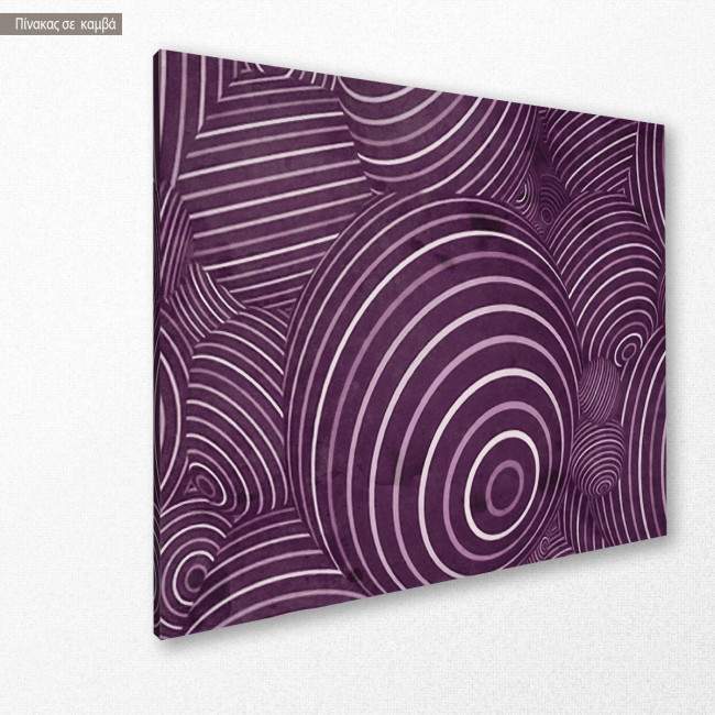 Canvas print Neon spheres monochrome