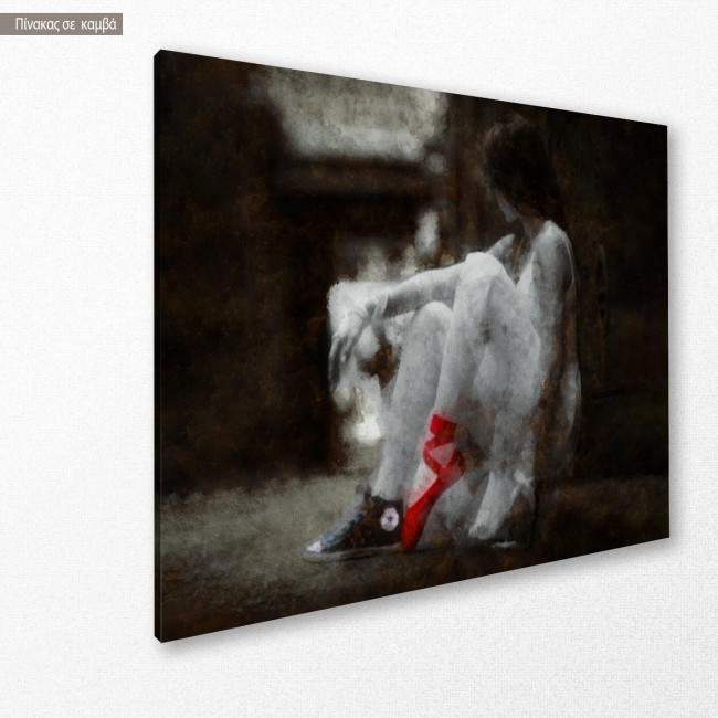 Canvas print All star ballet, side