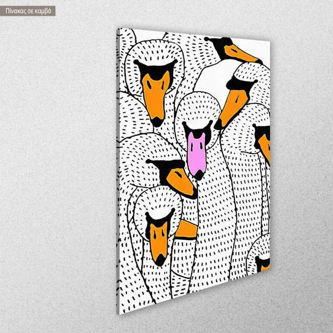 Canvas print Anatidaephobia