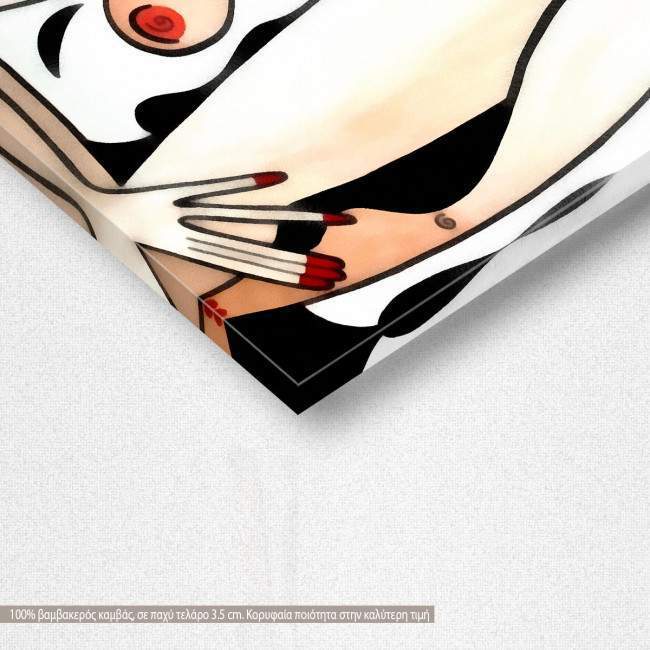 Canvas print Naked form, detail