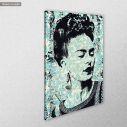 Πίνακας σε καμβά Frida in vintage, κοντινό