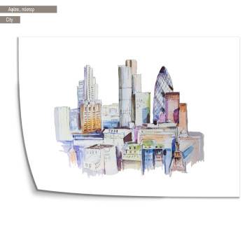 City I, κάδρο, μαύρη κορνίζα 2