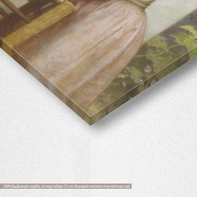 Canvas print Yvonne 1896, Bouguereau William-Adolphe, detail