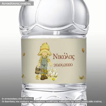 Sticker label  Farmer boy