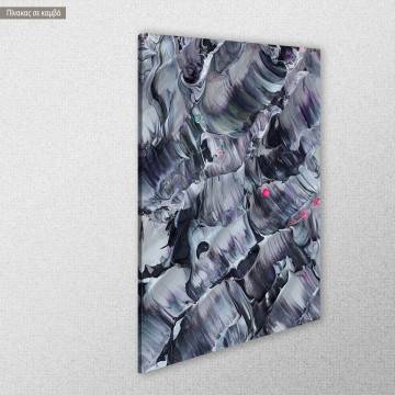 Canvas print Impasto abstract I vertical View 1 2