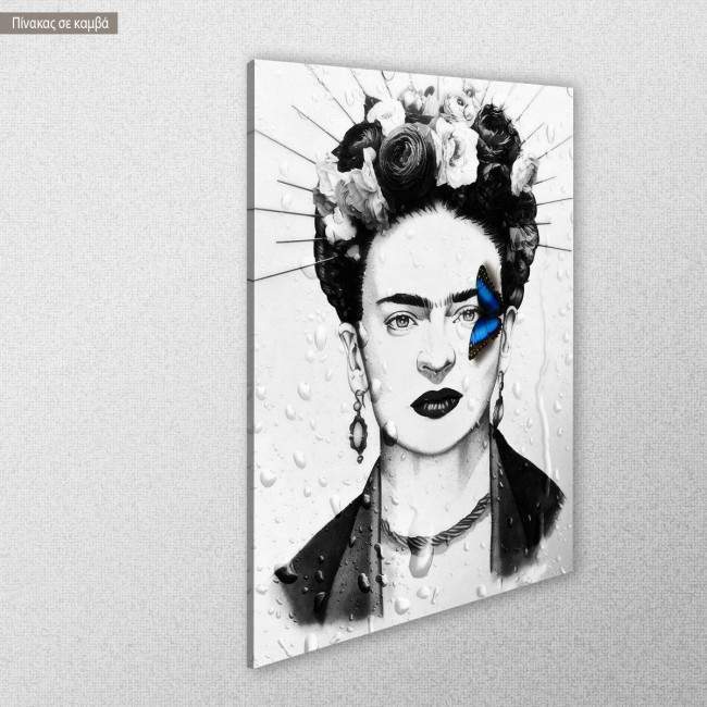 Πίνακας σε καμβά Frida in modern composition, κοντινό