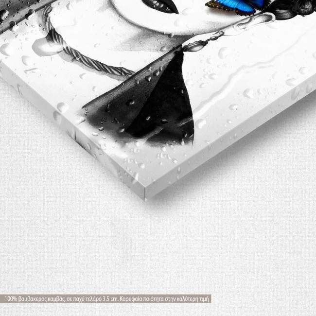 Canvas print Frida in modern composition, detail