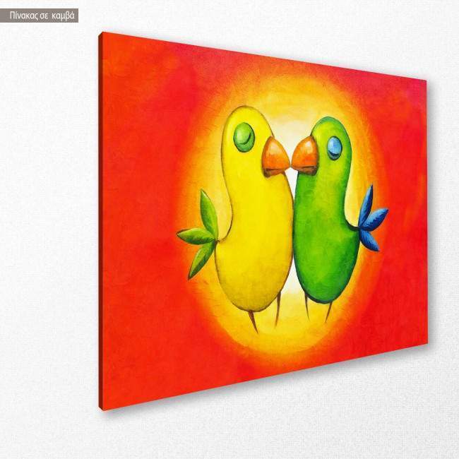 Canvas print Simply love, side