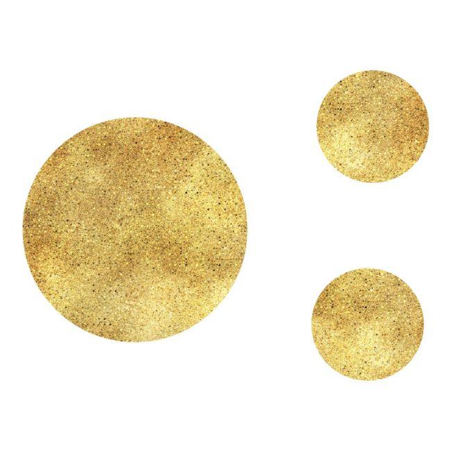 Wall stickers golden texture