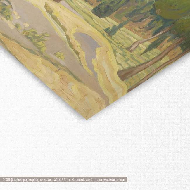 Canvas print  View of Penteli, Maleas, detail