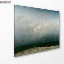 Canvas print  Monk by the sea, Caspar D. F, side