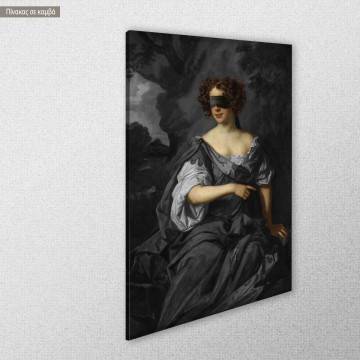 Πίνακας ζωγραφικής The countess of Dorchester reart (original Lely P) αντίγραφο σε καμβά Όψη 1 2