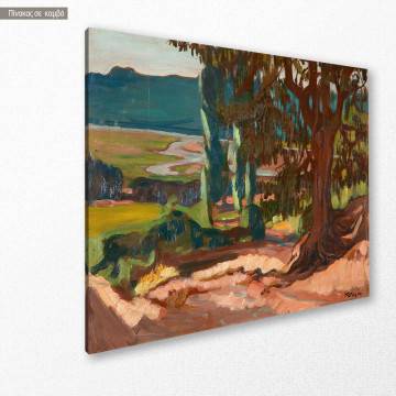 Canvas print Greek landscape, Maleas 2