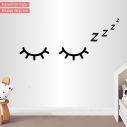Kids wall stickers Cloud sleepy eyes