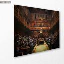 Canvas print Devolved parliament, Banksy, side
