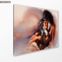 Canvas print The lovers, side