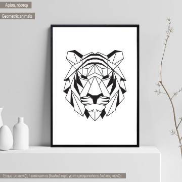 Geometric animals Panther, Poster