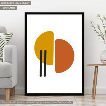 Playful Shapes I, Poster