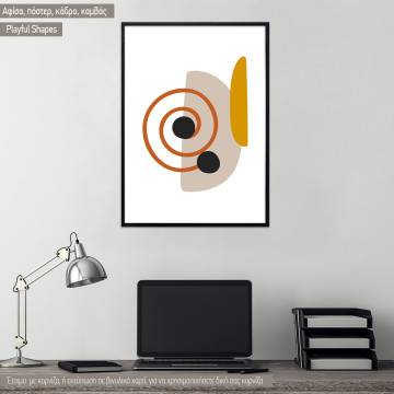 Playful Shapes V, Poster