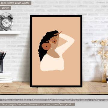 Anne,  κάδρο, μαύρη κορνίζα