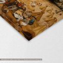 Πίνακας ζωγραφικής The harvesters, Breugel, αντίγραφο σε καμβά, λεπτομέρεια