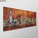 Canvas print Arabic city composition, panoramic, side