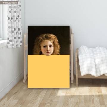 Canvas print The story book reart (original Bouguereau)