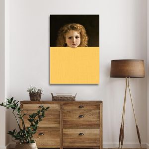 Πίνακας ζωγραφικής The story book reart (original Bouguereau) Καμβάς τελαρωμένος Όψη 1 2