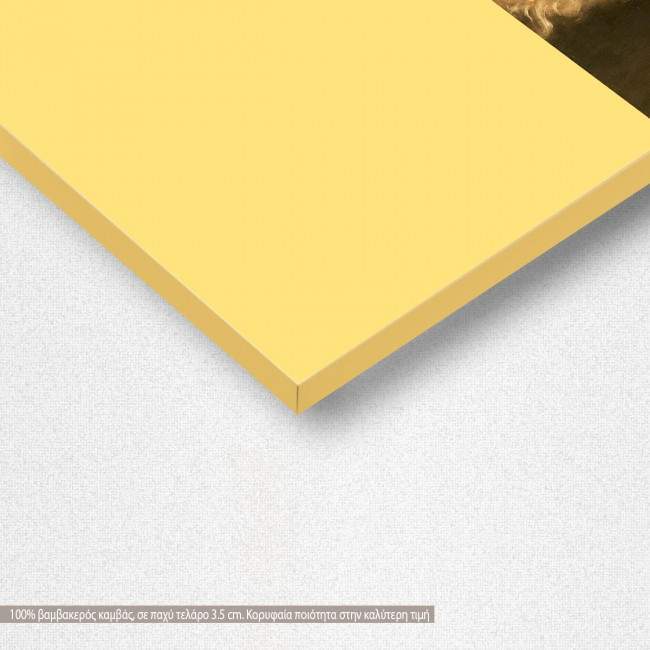 Canvas print The story book reart (original Bouguereau), detail