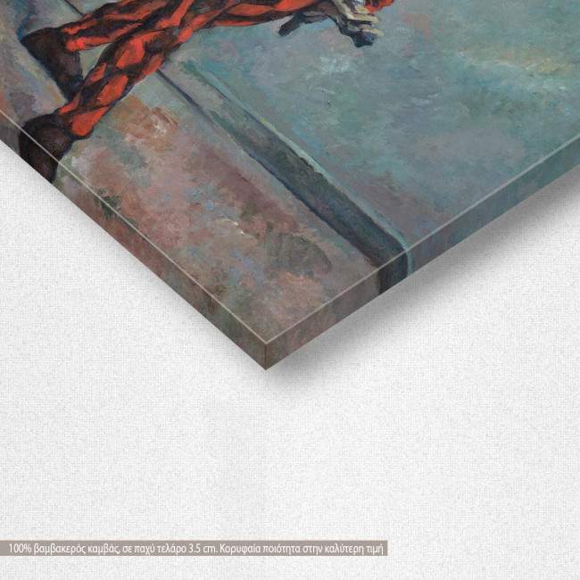 Πίνακας ζωγραφικής Harlequin, Cezanne Paul, αντίγραφο σε καμβά, λεπτομέρεια