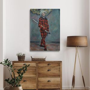 Canvas print Harlequin Cezanne Paul Framed canvas View 1 2