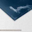 Canvas print Beautiful sky with full moon, detail