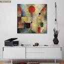 Canvas print Red balloon, Klee P, side