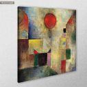 Πίνακας ζωγραφικής Red balloon, Klee P, αντίγραφο σε καμβά, λεπτομέρεια