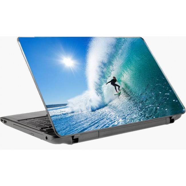 Surfing the waves Laptop skin 