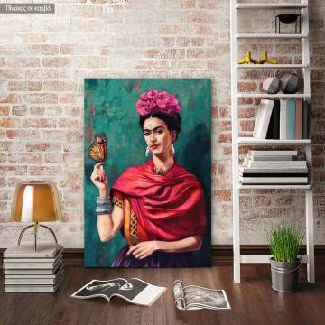 Canvas print Butterfly Frida detail