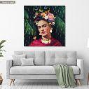 Canvas print Tropical Frida square