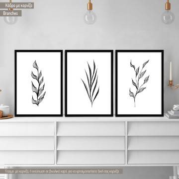 Branches I, τρίπτυχο, Αφίσα, κάδρο, καμβάς