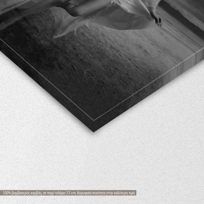 Canvas print Run, detail