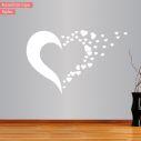 Wall stickers Girl hearts flower