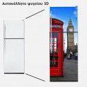 Fridge sticker English telephone booth& Big Ben