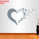 Wall stickers Girl hearts flower