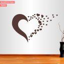 Wall stickers Girl hearts flower