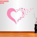 Wall stickers Girl hearts flower