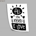 Poster All you need is love