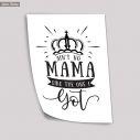 No mama like the one i got αφίσα
