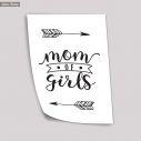 Mom of girls αφίσα