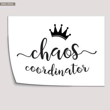 Chaos coordinator, κάδρο, μαύρη κορνίζα 2